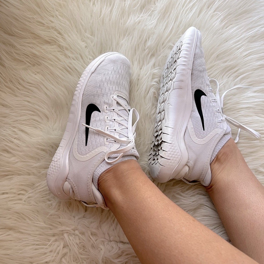 Women’s Nike Free Run White 8